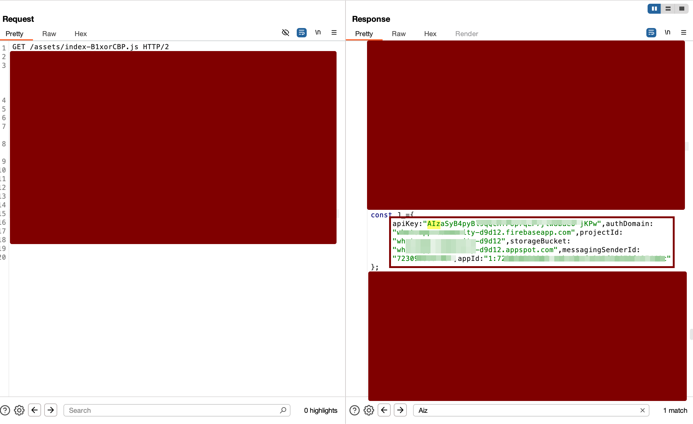 Firebase Config Exposed